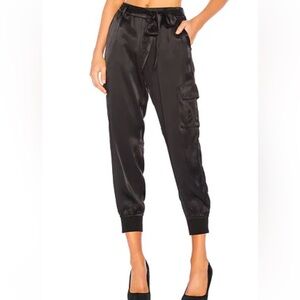 Sanctuary | size medium | precious cargo satin joggers